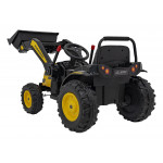 Elektrický traktor/bager - žltý